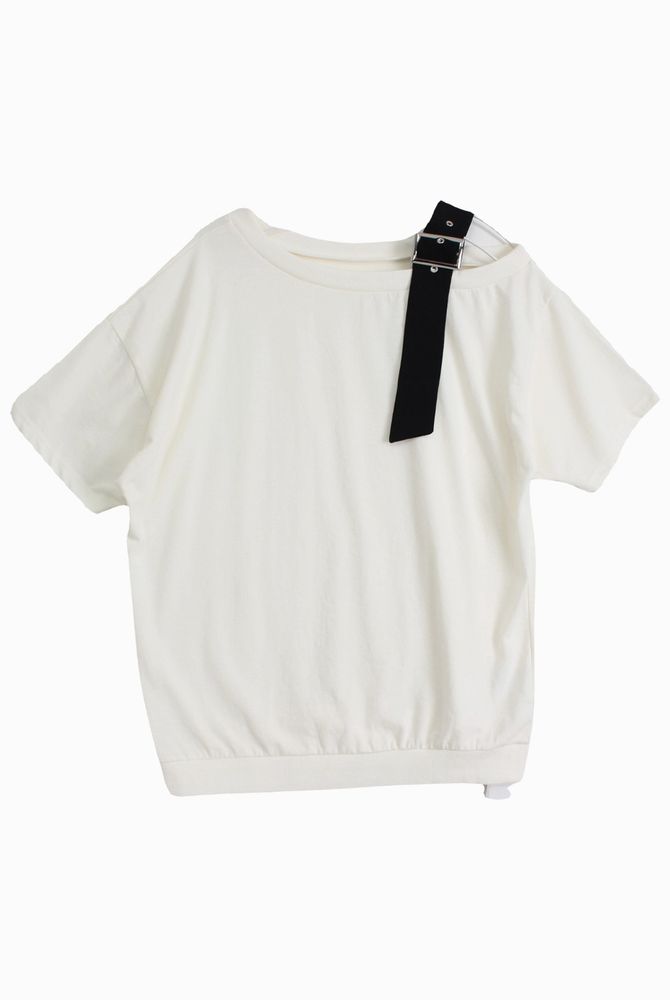 (80%세일) INGNI 버클 포인트 티셔츠 - Women (미사용품)