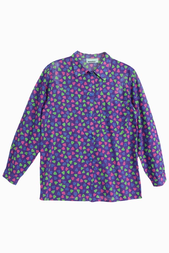 (90%세일) JPN 트라이앵글 패턴 셔츠 - Women